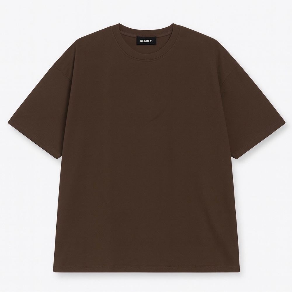🤎 Kidoriman Oversized Short Sleeve T-Shirt – Minimalist Essential 🤎